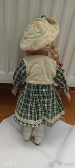 Retro / Vintage krásná panenka s porcelánovou hlavičkou - 10