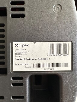 Autosedačka Cybex Solution B-fix, 15-36kg - 10