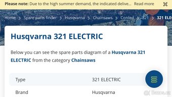 Husqvarna 321 ELEKTRIC - 10