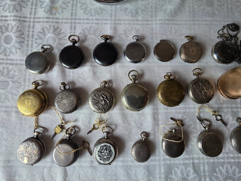 Staré kapesní hodinky. - 10