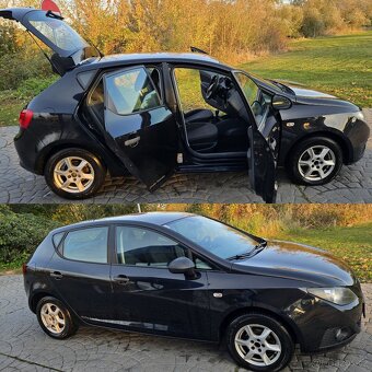 SEAT IBIZA 1,2 8v 2011 KLIMATIZACE,ALU KOLA, ČERNÁ PERLEŤ ME - 10