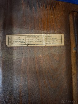 Židle Ton Ironica + stůl - 10