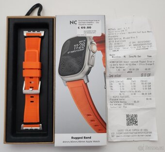 Apple Watch 49mm Natural Titanium Milanese Loop + nomad - 10