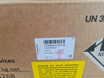 NOVÝ Airbag Yeti, Octavia, Superb, Fabia ORIGINÁL - 10