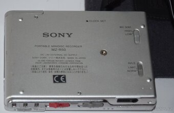 MD minidisc SONY MZ-R35, DO, sluch,,manual, adapter AA bater - 10