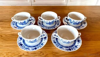 Starý porcelán Tirschenreuth polévková sada - 10
