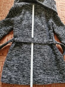 Dámský melírovaný kabátek s kapucí - 10
