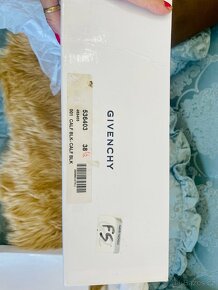 Givenchy Brown Leather Tall Wedge Boots kozačky vel.38,5 - 10