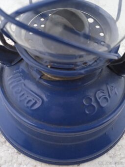 Retro petrolejová lampa - MEVA 864 - ČSSR - 10