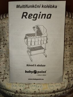 Kolébka - postýlka na kolečkách Regína - 10