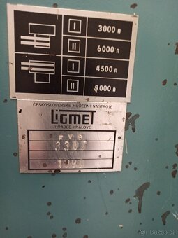 Prodám spodní frézku LIGMET - 10