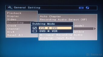 Funai DRV-A3635- Záznam z VHS na DVD - 10