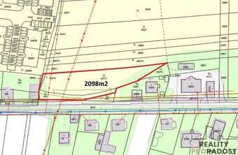 Prodej stavebního pozemku, 2098m2, Vochov - 10
