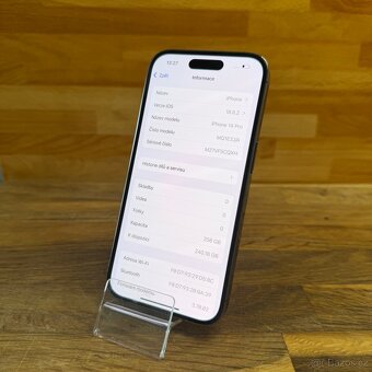IPhone 14 Pro 256GB, fialový, 100% baterie (rok záruka) - 10