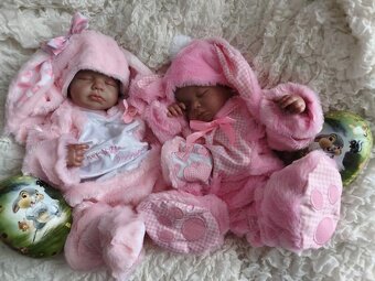 Overal/kostým zajíčka se srdíčky - 10