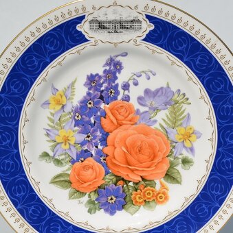 Aynsley, Minton, Wedgwood anglické porcelánové talíře - 10
