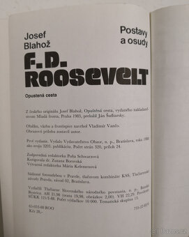 Blahož Josef - Roosevelt F.D. - 10