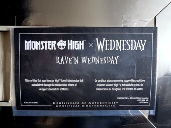 Panenka Mattel Monster High x Wednesday - 10