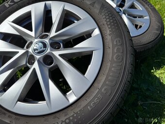 Stříbrná litá kola + letní pneu 185/65 R15 88H - 10