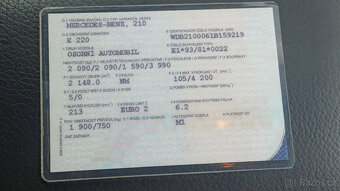 Mercedes-Benz E220 CDI 2000 W210, sedan, manuál, 367 000 km - 10