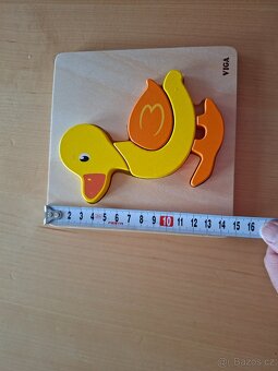 Dřevěné puzzle pro nejmenší 15 cm - 10