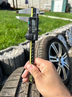 Prodám alu kola 4x100 r16 s letní pneu 205/55/16 - 10