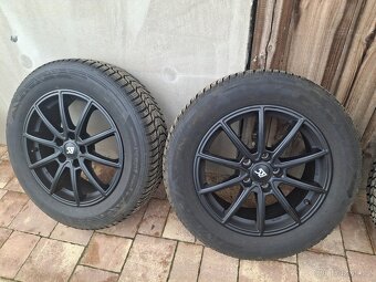 Zimní sada Alu Brock RS32 17/5x114.3 - pneu Hankook nové - 10