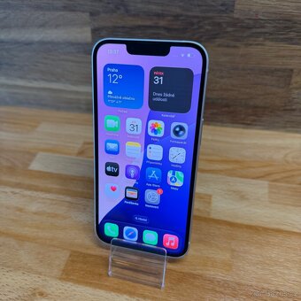 IPhone 13 256GB, bílý, 99% baterie (rok záruka) - 10