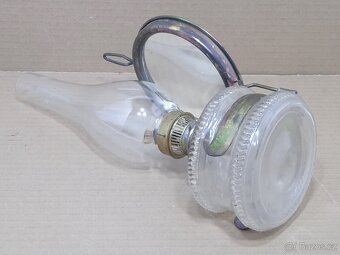 Retro stolní petrolejová lampa - ČSSR - 10