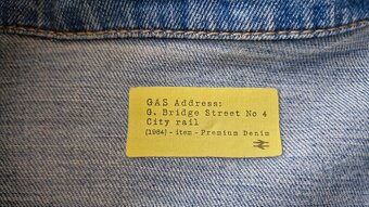 Džínová bunda originál Gas L - 10
