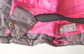 Dívčí bunda na lyže / snowboard H&M – vel. 134 - 10