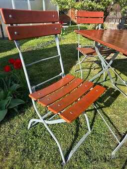 Pivní židle a stoly, PROFI kvalita 24ks židlí, 5ks stůl - 10