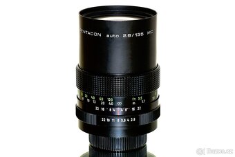 4x Pentacon M42 3,5/30, 1,8/50, 2,8/135, 4/200 TOP STAV - 10