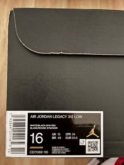 Air Jordan Legacy 312 Low, vel. 50.5 boty - 10