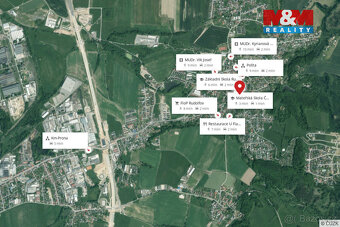 Prodej pozemku k bydlení, 1057 m², Rudolfov - 10