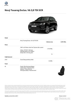 Prodej VW TOUAREG 3.0 TDI 193 kw-rok. 2018,najeto 68 000 km - 10