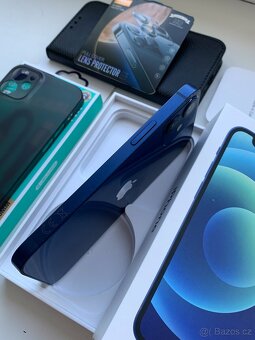 JAK NOVÝ - Apple Iphone 12 MINI 64GB BLUE -- KRÁSNÝ STAV -- - 10