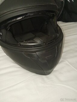 Vyklápěcí přilba Ozone černá matná M - 10