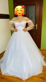 Svatební šaty Vel L Výprodej - 10