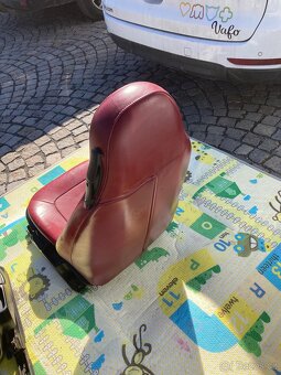 Cervena kozena sedadla / sedacky bmw z3 - 10