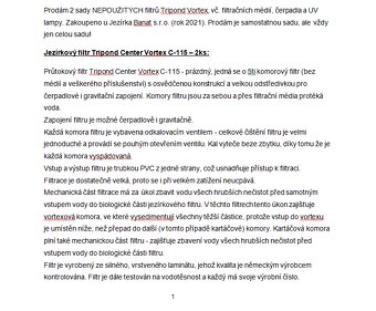Jezírkový filtr Tripond Center Vortex C-115 - 10