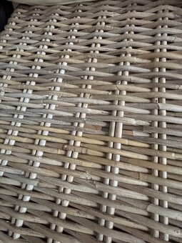 Ratanová italská jídelní židle s podsedákem - 10