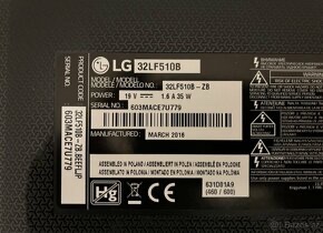 Nabízím televizi LG s úhlopříčkou 80 cm - 10
