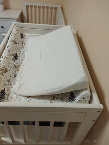Postýlka Gulliver s přebalovacím pultem a matrací - 10