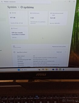 MSI Cyborg 15 A12UC-1444CZ 16GB/512GB zár. 19 měs Planeo - 10