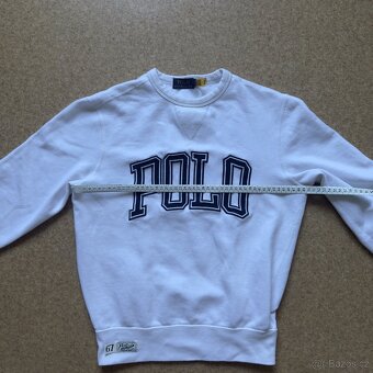 Ralph Lauren Polo 67 bílá mikina - 10