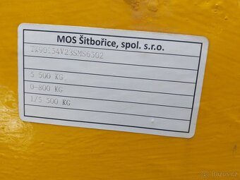 Podvalník - přepravník MOS APS 5.4 (5500 kg), STK, sklopný - 10