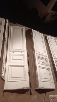 Krásné interiérové dvoukřídlé kazetové dveře - 10