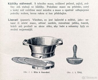 Kuchařská kniha z roku 1914, dobová vazba, zlacený popis - 10