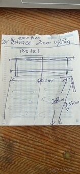 • Ikea manželská postel komplet set /Ikea bed all incl. - 10